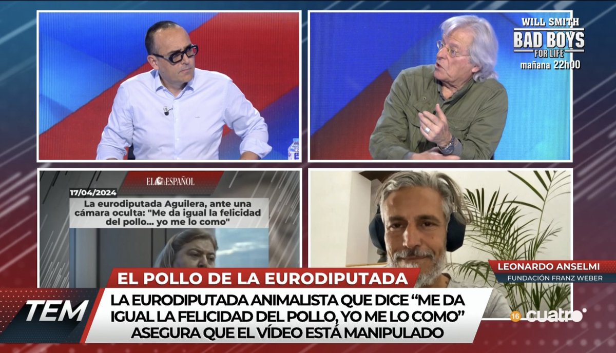 Si esa eurodiputada ha participado desde la tribuna del Europarlamento en esa iniciativa contra el maltrato animal bajo la presión de algún «lobby», está claro que ese «lobby» solo puede ser el animalista. 1/
#Todoesmentira18A