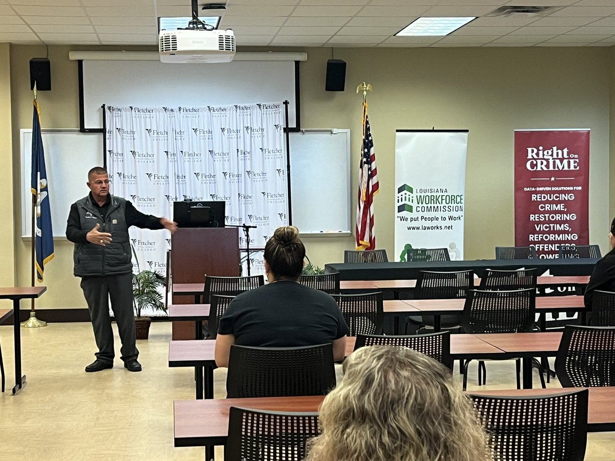 Thank you Terrebonne Parish Sheriff Soignet @Terrebonne_SO for sponsoring today’s summit and speaking about Re-Entry and the importance of employment ! #PublicSafety