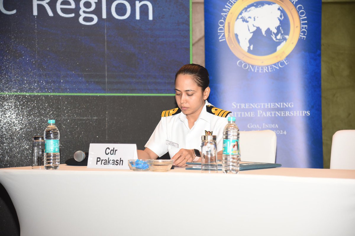 On the concluding day of Indo-US NWC Conference the focus of discussion was on:- ▶️Women, Peace & Security: Progress in the Indo-Pacific ▶️Retrospective & Perspective: BRI at Ten @NavalWarCollege @IN_HQSNC @IN_WNC @IN_HQENC @indiannavy