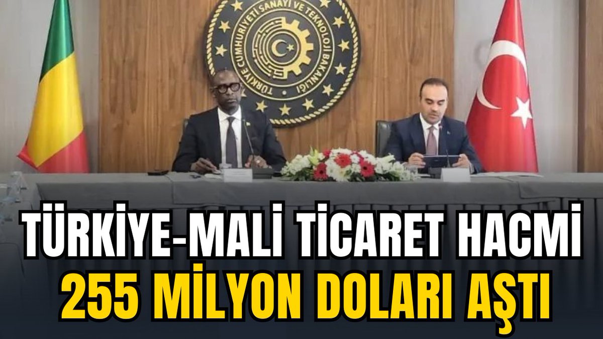 Türkiye-Mali ticaret hacmi 255 milyon doları aştı! medyaankara.com/haber/19914283… #türkiye #mali #ticaret