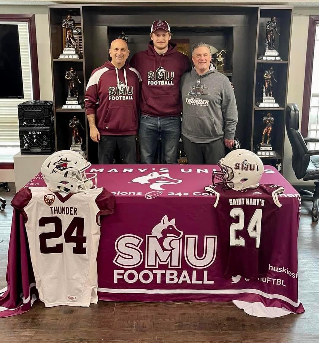 reginathunder's tweet photo. Congratulations to Thunder Alumni Matthew Schill on his commitment to Saint Mary’s University! https://t.co/iDfGvQPJKQ