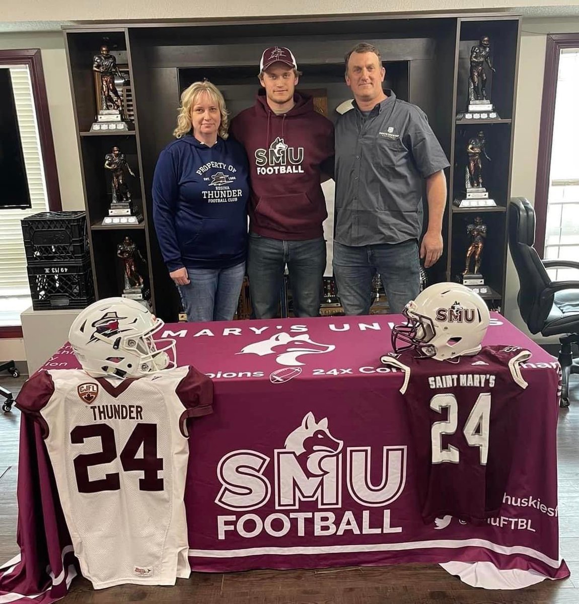 Congratulations to Thunder Alumni Matthew Schill on his commitment to Saint Mary’s University!