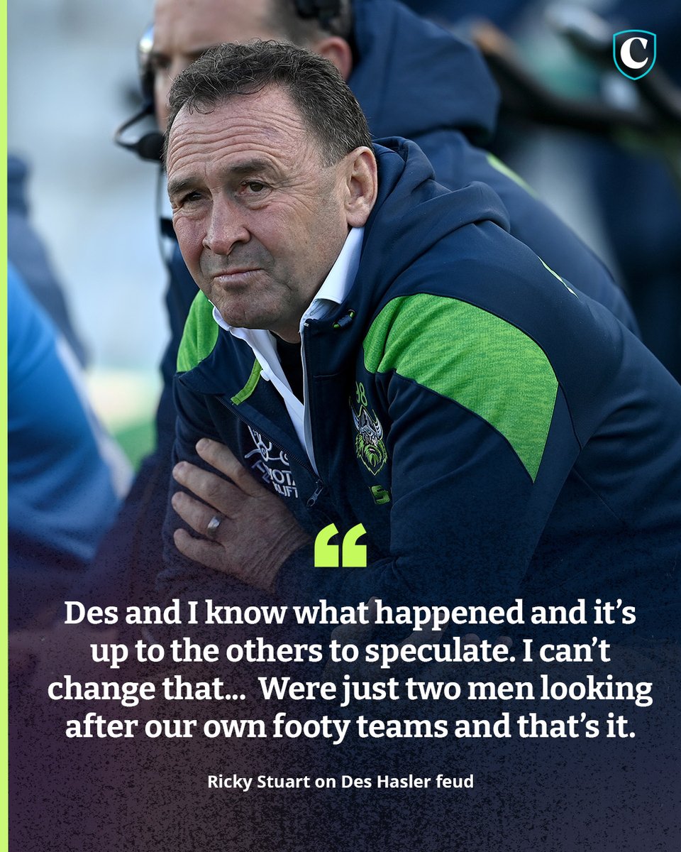 Canberra coach Ricky Stuart has lauded Kevin Walters’ rebuild of the Broncos and addressed speculation of a feud with Gold Coast rival Des Hasler following the Titans-Raiders golden-point firestorm. STORY ▶️ bit.ly/4b1srpo