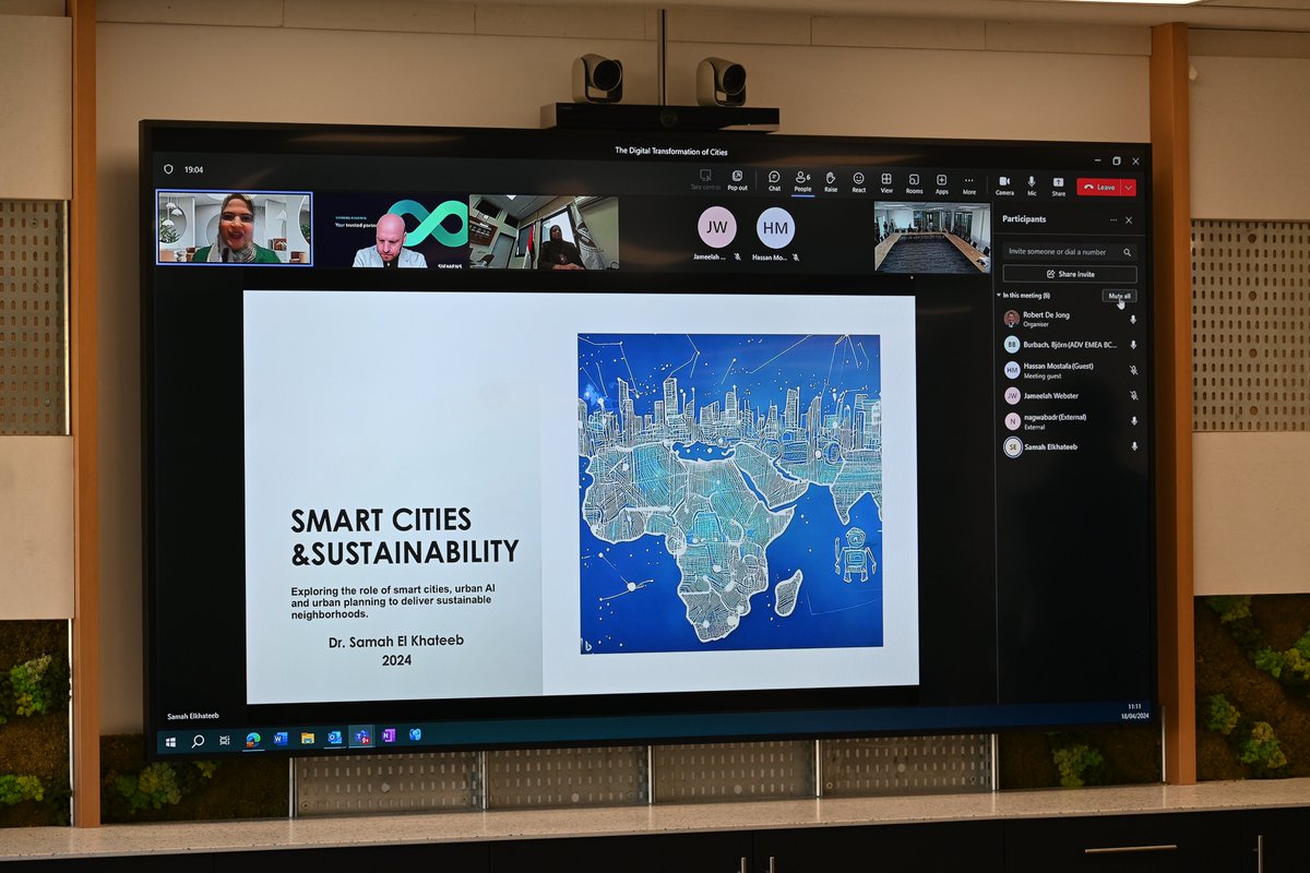 How can digital transformation support our cities' transition to a more sustainable future? We welcomed partners from Ain Shams University and the UEL Siemens Living Lab to explore the role of smart cities and urban AI to deliver sustainable neighbourhoods. Read more 👉