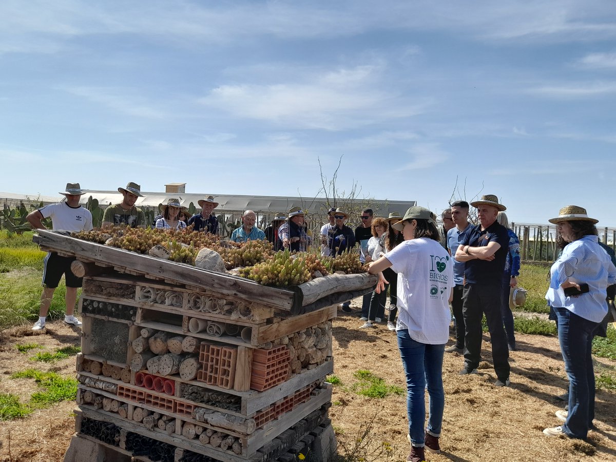 El proyecto Recicland en @IfapaJunta  La Mojonera muestra sus lineas de trabajo y sus instalaciones  a agricultores de Agroponiente interesados en avanzar hacia la #agriculturaconsciente