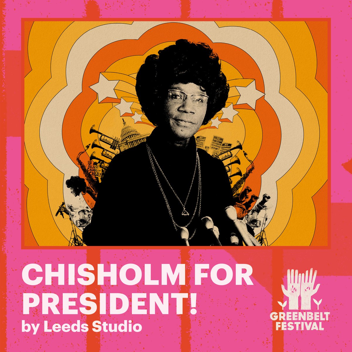 A musical about the life and work of civil rights pioneer Shirley Chisholm – the first black US Congresswoman, who ran for President in 1972? With music by @testamentonline? And story by Zodwa Nyoni? Count. Us. In. CHISHOLM FOR PRESIDENT! by @LeedsStudio