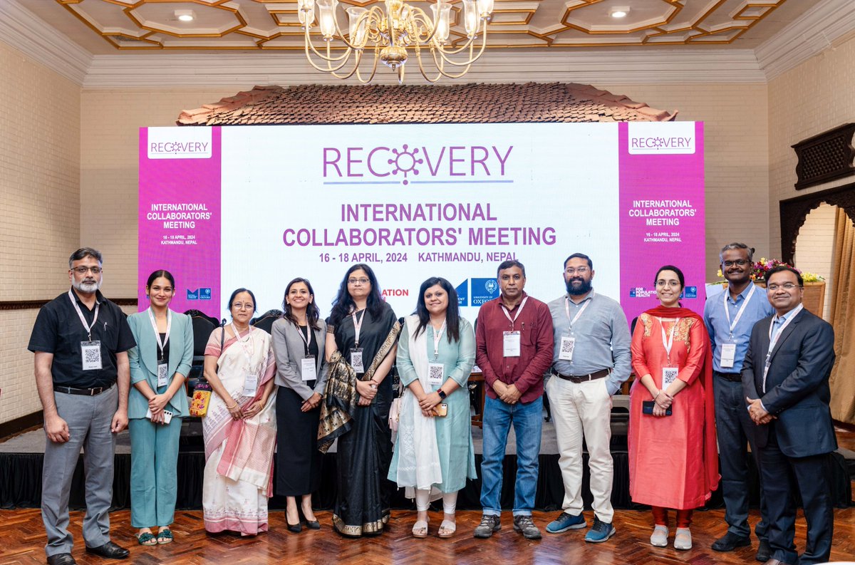 It's a wrap! Together with Dr @BasnyatBuddha, we've explored key takeaways, captured the essence of discussions & left inspired to drive the future of #InfectiousDiseases research! Continue to follow our works: recoverytrial.net #RECOVERYTrial #RECOVERYMeeting2024