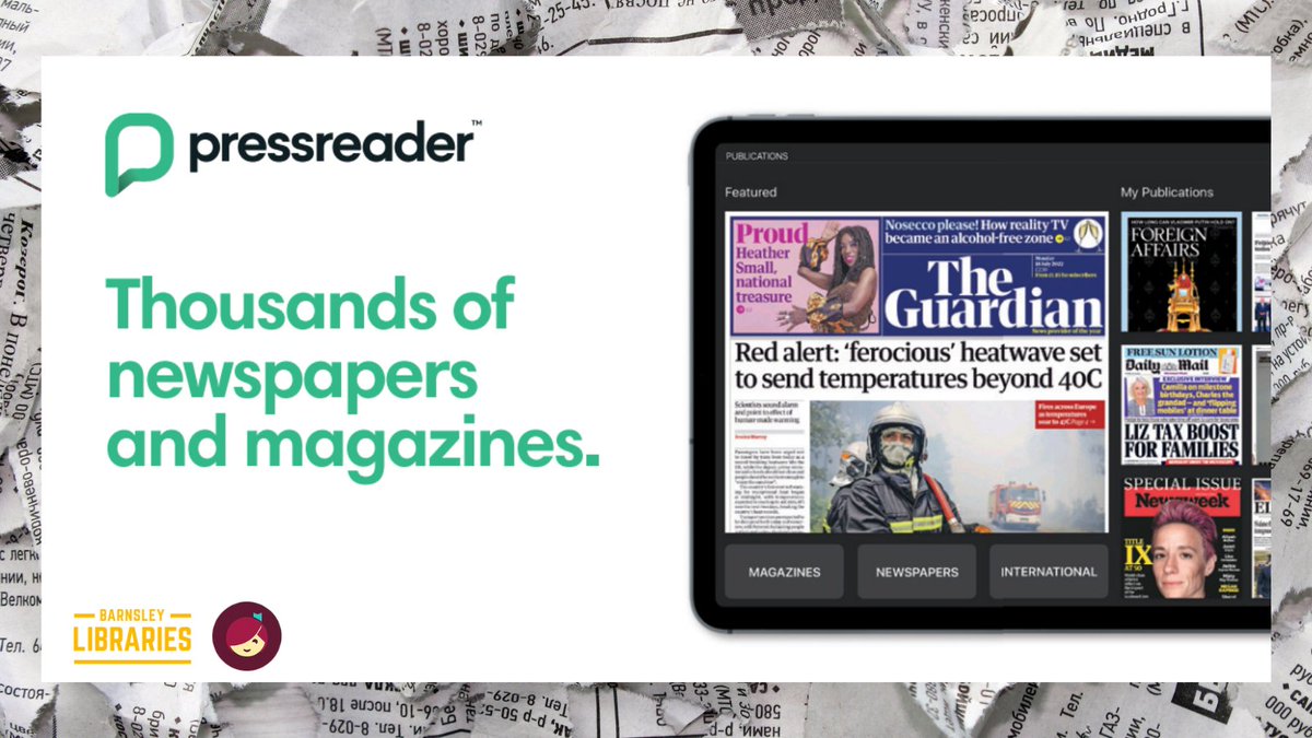 Sunday afternoons were made for reading newspapers. Access PressReader via the #Libbyapp to find your favourite tabloid or broadsheet from home or abroad.