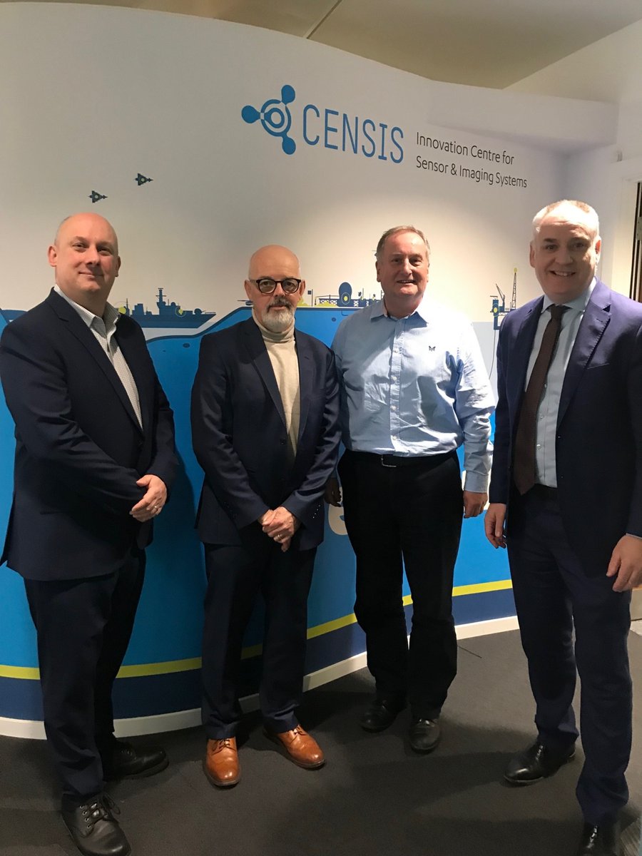 We welcomed @RichardLochhead, MSP for Moray and The Scottish Government Minister for Small Business, Innovation, Tourism & Trade to CENSIS today to talk all things #IoT for space, healthcare, manufacturing, housing and more - all critical markets for Scotland's economy.