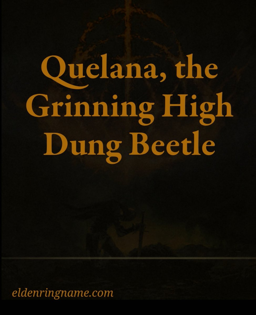 I am Quelaag's happier but smellier sister ?!