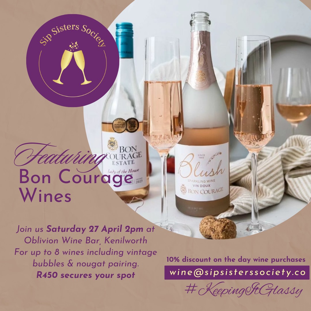 🍷✨ Calling all wine lovers! 🍇🥂 #𝐒𝐢𝐩𝐒𝐢𝐬𝐭𝐞𝐫𝐬𝐒𝐨𝐜𝐢𝐞𝐭𝐲 brings you an uforgettable event not to be missed! Join us for an afternoon of swirling and sipping with #BoncourageWines. You bring the good company, and we'll bring the wine! 🍷🥂✨ 📅Date: 27 April 2 ...