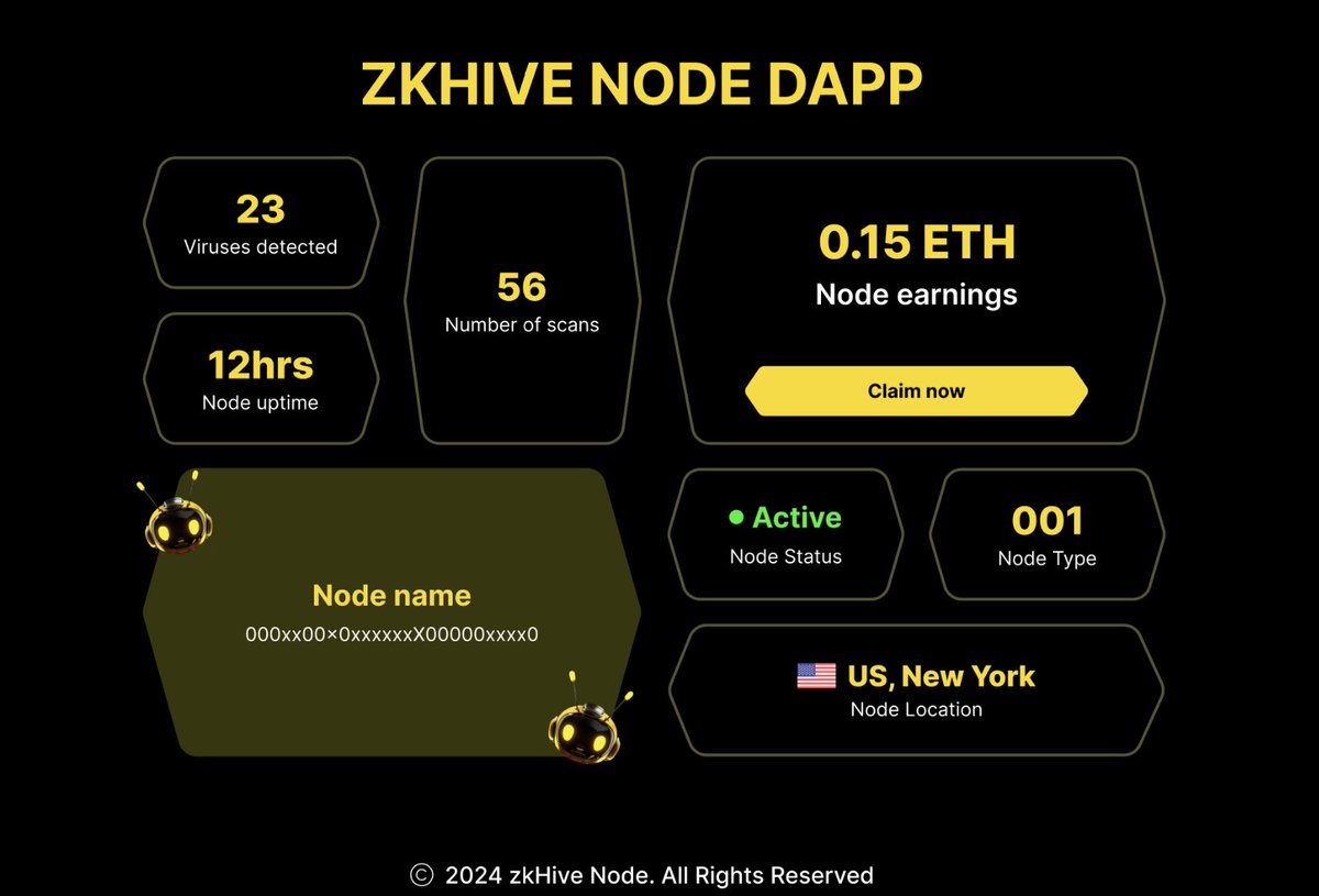 #zkNodes Development Updates 🖥️🐝 Regardless of current market sentiment, the $ZKHIVE is on its path to become one of the biggest decentralized WEB3 security ecosystems! We are happy to update the community that the dashboard for purchasing and monitoring #zkNodes is nearly