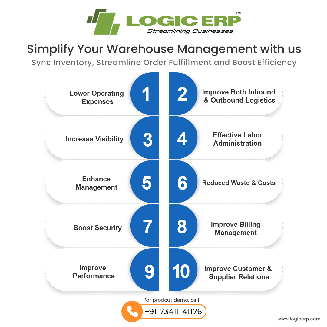 Empower your warehouse business with LOGIC ERP, meticulously crafted to overcome the intricacies of modern warehouse challenges. Book a Demo Today! Streamlining Businesses, Since 1993... #warehousemanagement #warehousemanagementsoftware #warehouseerpsoftware