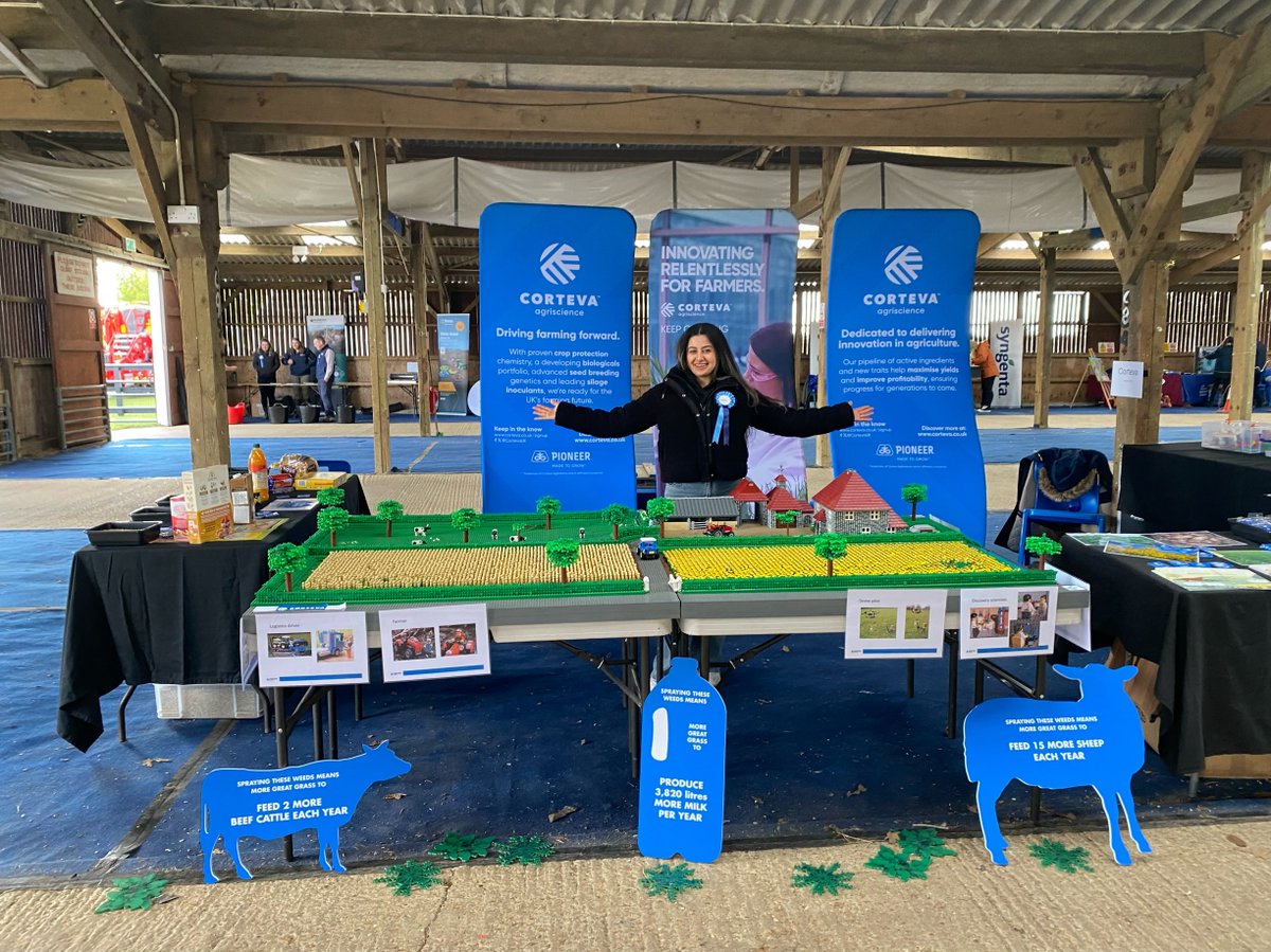 CortevaUK's tweet photo. Engaging minds and sowing seeds of knowledge at the Suffolk School Farm and Country Fair. Talking all things farming, the fascinating science behind it, origins of our food, and protecting our countryside.
#LegoFarm always a hit!
@SuffolkAg @TrinityParkUK
#CortevaGrows https://t.co/I9PYo2XAn8