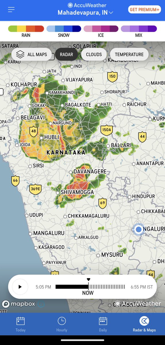 Heavy rain is observed in Davangere and Shivamogga districts as well along with a few districts of the Northern Karnataka region. Unfortunately, not a single drop of rain in Bengaluru. It's very hot in Bengaluru.
@ravikeerthi22 @Bnglrweatherman