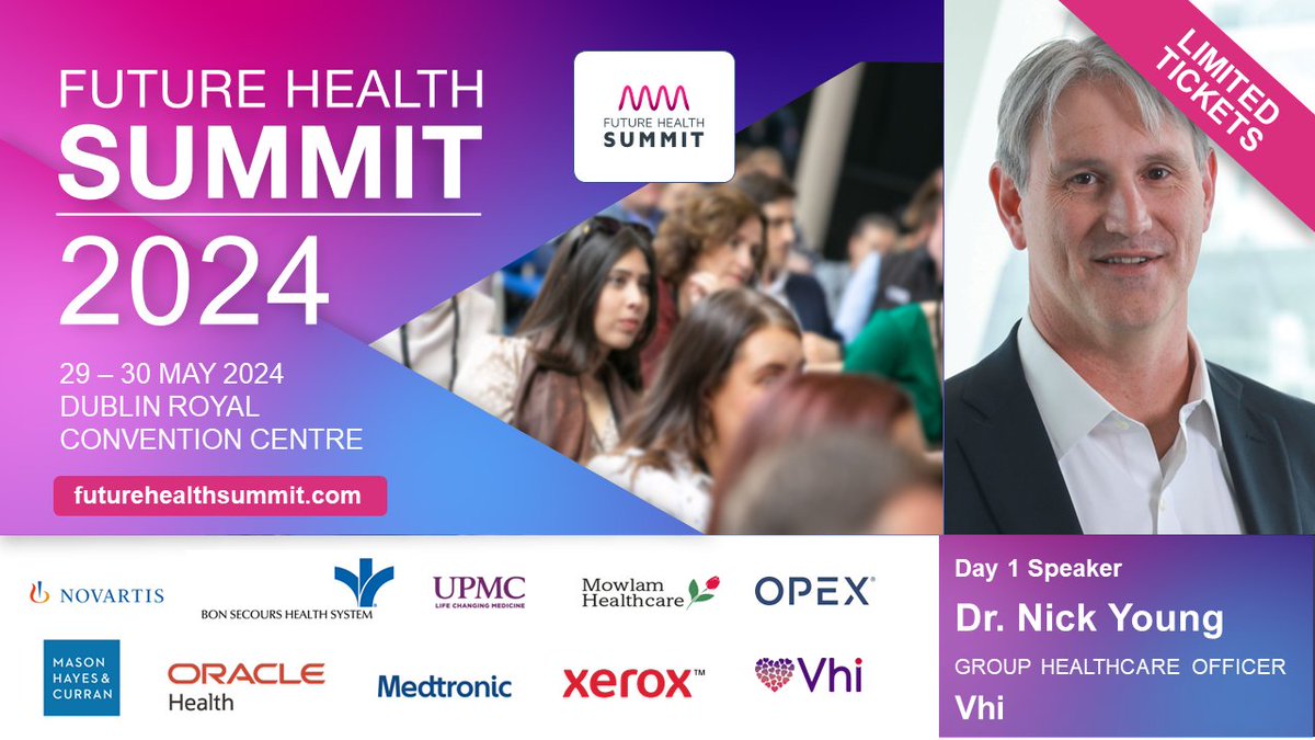 As the countdown to @InvestnetEvents Future Health Summit 2024 continues, we're delighted to announce that on Day 1, May 29th, Dr Nicholas Young, Group Healthcare Officer, Vhi, will be our Summit context setting speaker ! View our full Agenda here: lnkd.in/dDvpfYGh