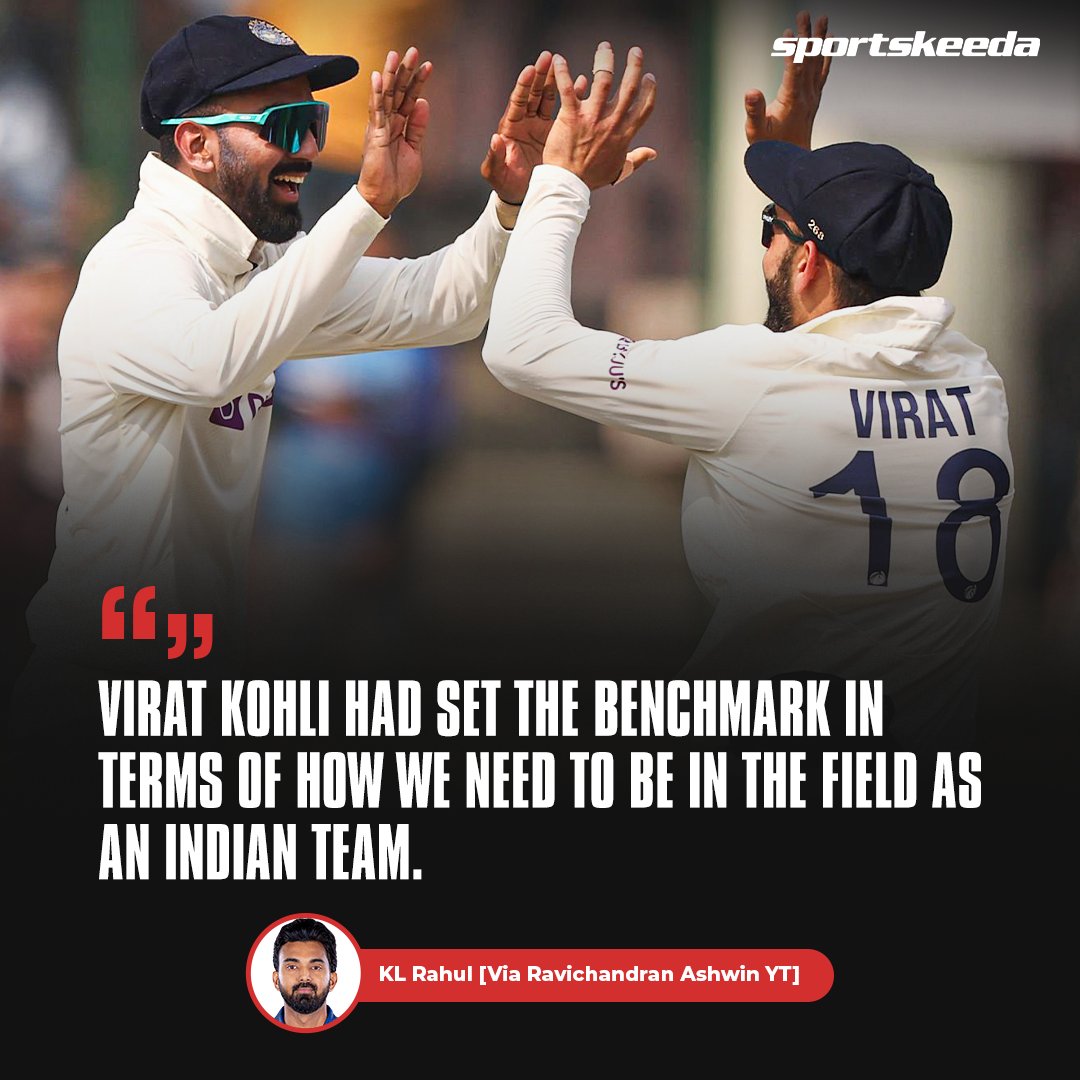 KL Rahul acknowledges Virat Kohli's gold standard on the field for Team India 💪🇮🇳 

#India #KLRahul #ViratKohli #Sportskeeda