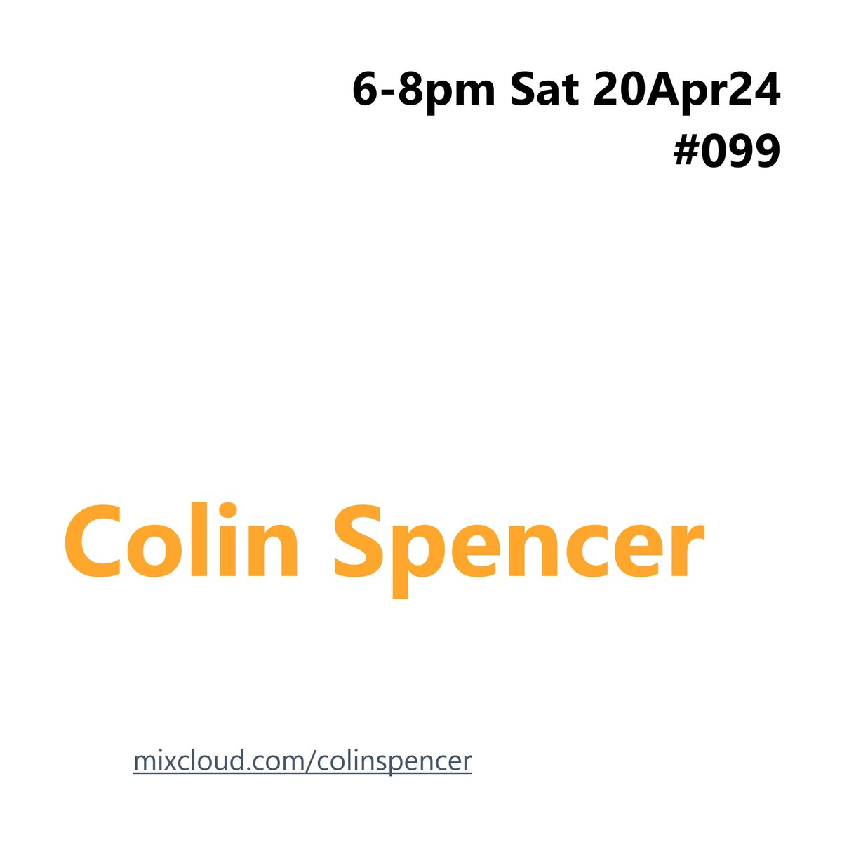 What/who'll you hear during #ColinSpencer Programme #099?

News later... before you join me 6-8pm (UK times) on Saturday 20 April 2024 via mixcloud.com/colinspencer/, please have a listen to several of this series' previous episodes
▶️mixcloud.com/ColinSpencer/p…

#DiscoverAndRemember