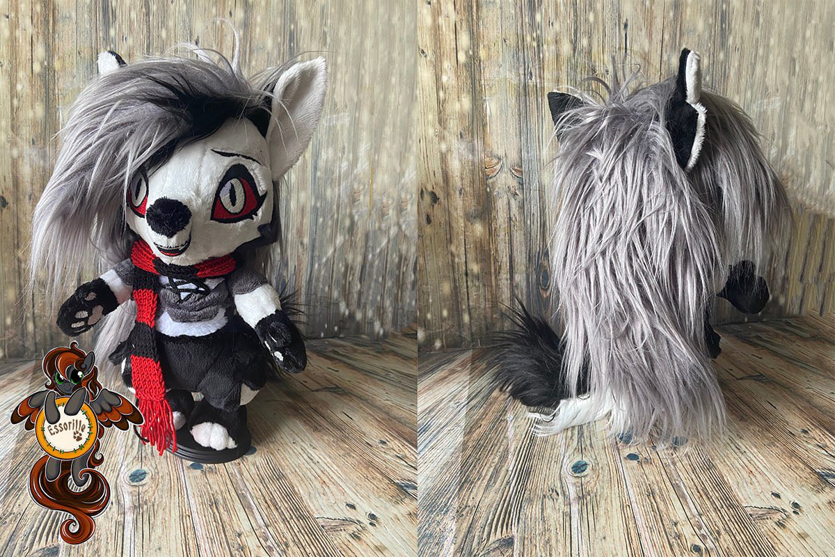 essorille's tweet photo. I have plushies left over from Hazbin pre-party con and they are looking for a home!
#Husk and #Millie - $200
Chibi #Loona - $250 (based on Anubis by @NazFX_Studios )
Trinkets $100
Payment on boosty or hippolink. 
Shipping not included. 
Not in all countries shipping is possible! https://t.co/aqlUYtz4R6