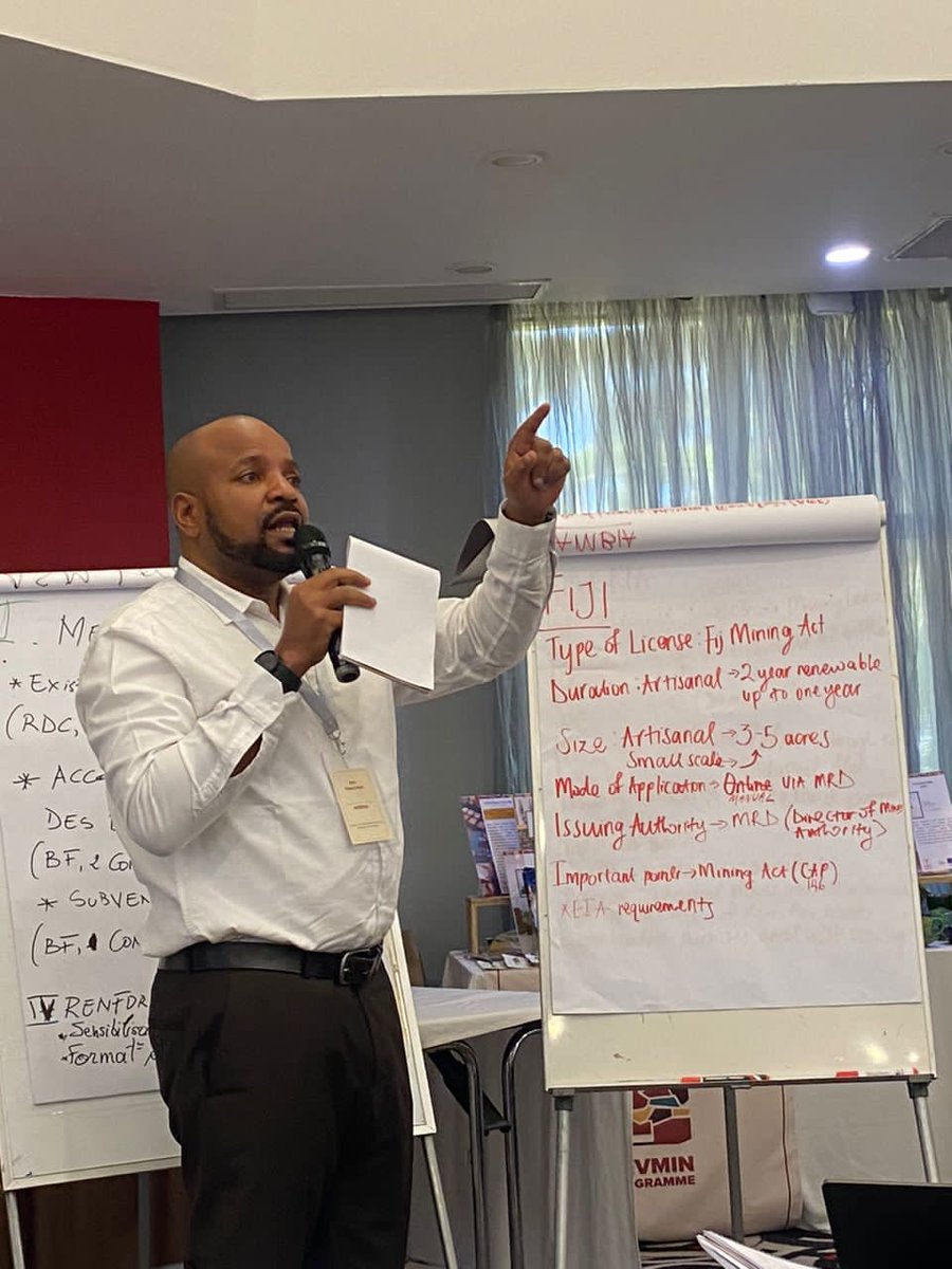 hartng's tweet photo. UNDP ACP-EU Development Minerals Convening Lusaka Zambia
DAY 4
Training Session.
@DevelopmentMin
@UNDP
#devmin2024 https://t.co/DUP6lhq1kP