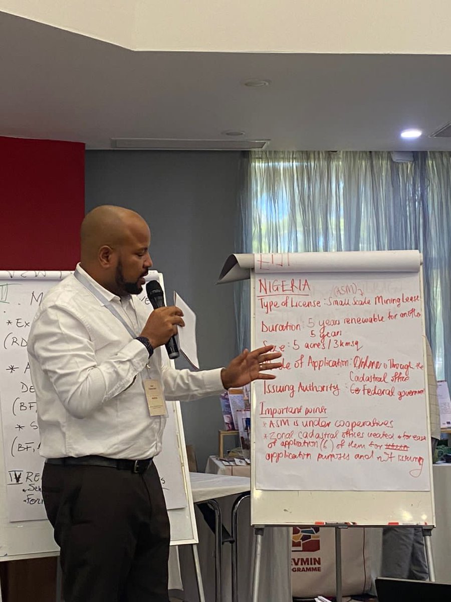 hartng's tweet photo. UNDP ACP-EU Development Minerals Convening Lusaka Zambia
DAY 4
Training Session.
@DevelopmentMin
@UNDP
#devmin2024 https://t.co/DUP6lhq1kP