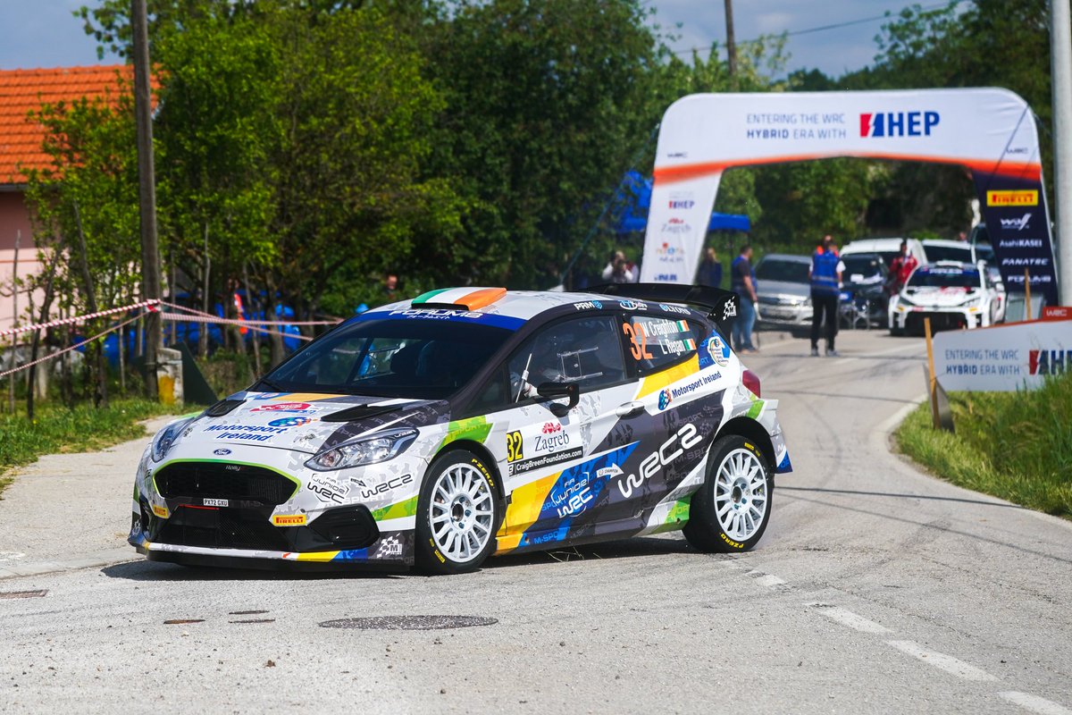 📌 #WRC Croatia Rally 🇭🇷 ↔️ Shakedown 📊 5th WRC2 Happy with our two runs of shakedown and getting back into tar mode. Everything feels good, and we are ready to start a long, challenging event 💪🏻 #MIRallyAcademy #WRC #WRCLive