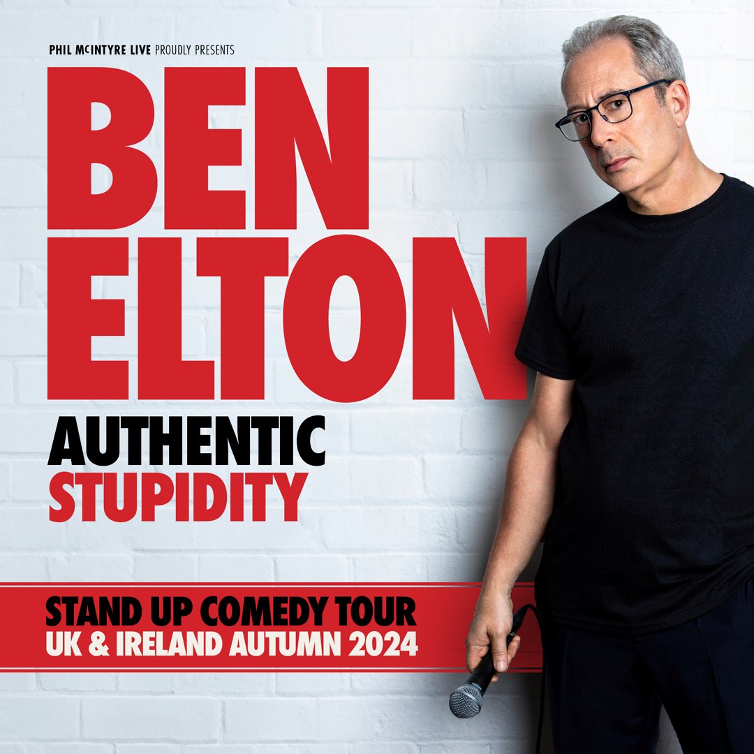 Ben Elton will be appearing on BBC One's 'Saturday Kitchen' this morning from 10am - 11:30am! Don't miss it! ] He's also coming to the Assembly Hall Theatre this October for his hilarious 'Authentic Stupidity' show, don't miss out, book your tickets at: assemblyhalltheatre.co.uk/whats-on/ben-e…