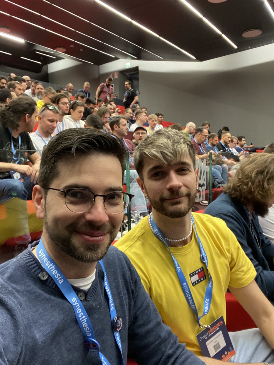 albertodebo's tweet photo. How much we are enjoying this amazing #SwiftHeroes24 @_aantonioni ! 🤩 https://t.co/nQJIvaZOwC
