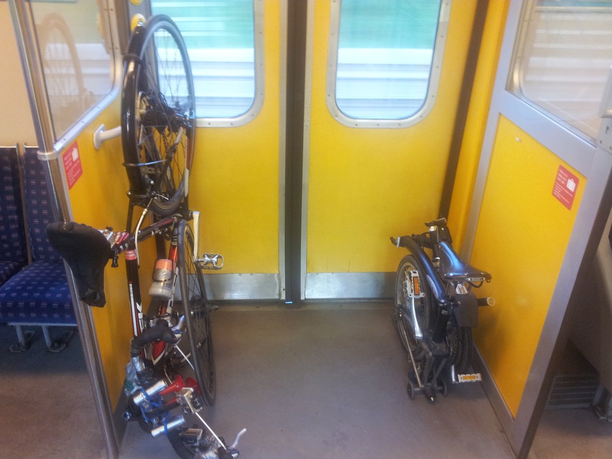 Brompton vs Full size stow. #cycling