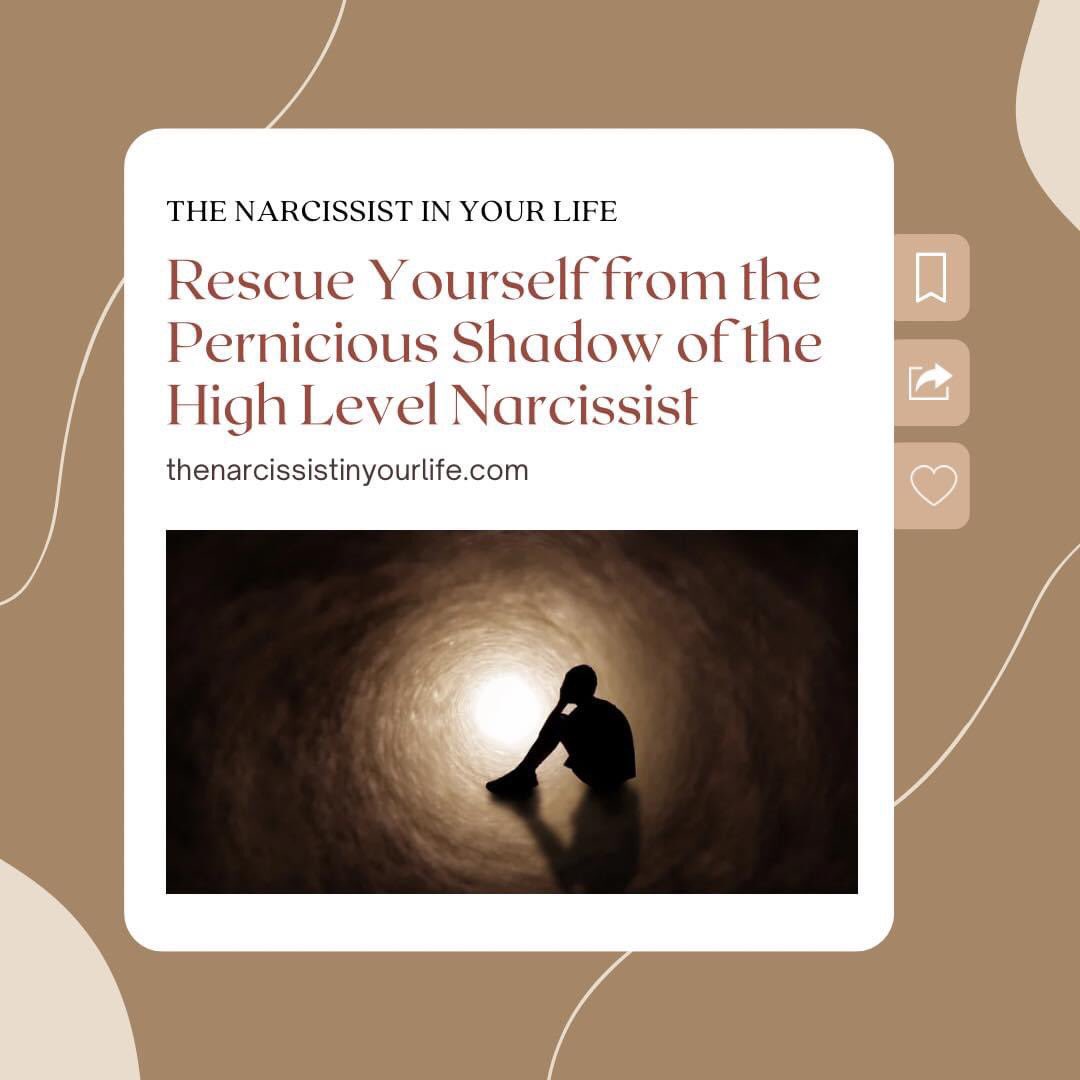𝐁𝐥𝐨𝐠 𝐏𝐨𝐬𝐭
“Rescue Yourself from the Pernicious Shadow of the High Level Narcissist” shorturl.at/bxMVX

#narcissists #highlevelnarcissist #mentalhealth #lindamartinezlewiphd #thenarcissistinyourlife #fyp #narcissist #narcissism #blogpost