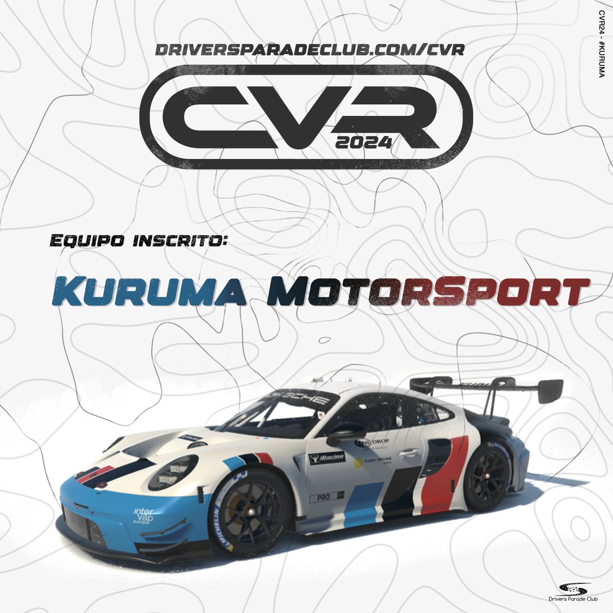 Drivers Parade Club (@driversparadecb) on Twitter photo 🏎️El equipo <a href="/KurumaMsport/">Kuruma MotorSport</a> también estará presente en esta #CVR24 que comienza el próximo domingo en Sebring.
Bienvenidos! 👋 🏎️El equipo <a href="/KurumaMsport/">Kuruma MotorSport</a> también estará presente en esta #CVR24 que comienza el próximo domingo en Sebring.
Bienvenidos! 👋