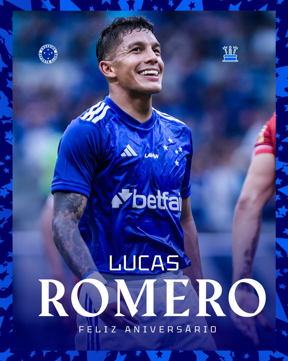 𝐸𝓁 𝒫𝑒𝓇𝓇𝑜 𝓉𝓇𝒾𝓃𝓉𝑜𝓊 🐶🎂 Hoje é dia de comemorar mais um ano de vida do Lucas Romero! 🏆O volante chegou ao Cruzeiro em 2016 e conquistou dois títulos da Copa do Brasil, foi bicampeão Mineiro e retornou nesta temporada para seguir fazendo história no time. Parabéns…