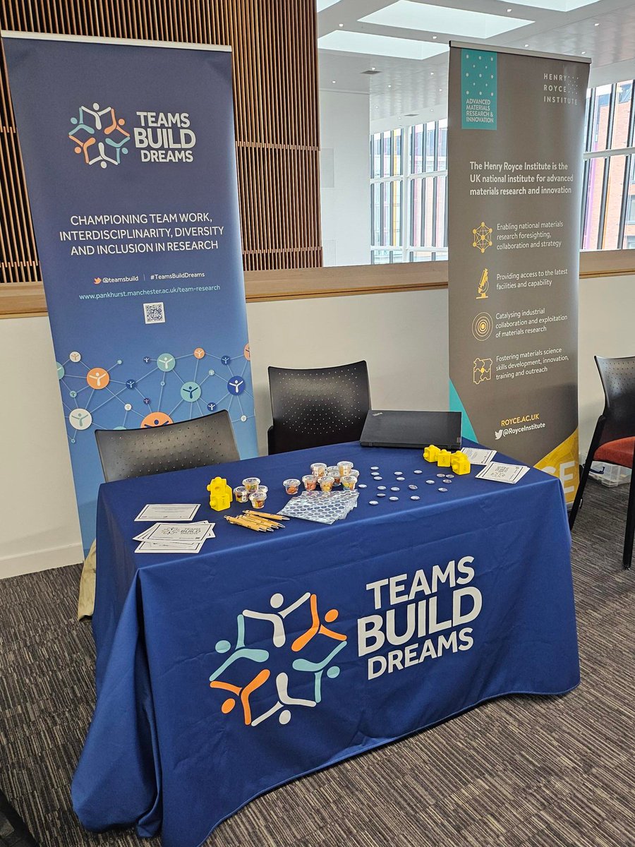 #teamsbuilddreams at @OfficialUoM Innovation Academy launch today @putideastowork @RoyceInstitute Come and say hello! Pick up a badge and some jelly beans! @ruthlady @UKRI_News @ManchesterBRC Sign up to our mailing list at tinyurl.com/y8m6eh9x