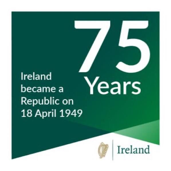 Ireland became a republic 75 years ago today. Its name didnt change that day, or on any day since: it’s still Ireland. But de-throning the king, declaring itself a republic and installing a president was a milestone in Irish history. Happy anniversary as a republic, Ireland!🇮🇪