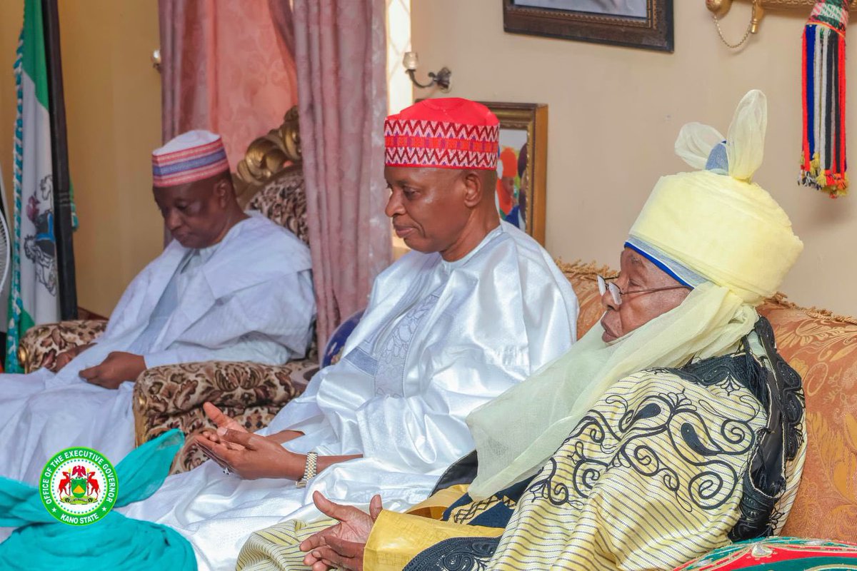 I was honored to pay homage to my late father’s good friend, His Royal Highness, the Emir of Ringim, Sayyadi Abubakar Mahmoud Usman, at his palace in Ringim, Jigawa State. We are grateful for his hospitality, and we pray for his sustained excellent health and leadership. - AKY