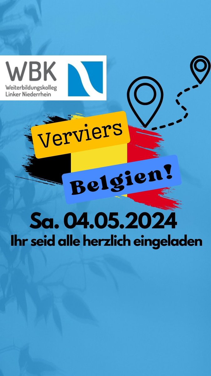 Infos bekommt ihr bei Frau Weihrauch-Disselkamp: maria.weihrauch-disselkamp@wbk-viersen.de