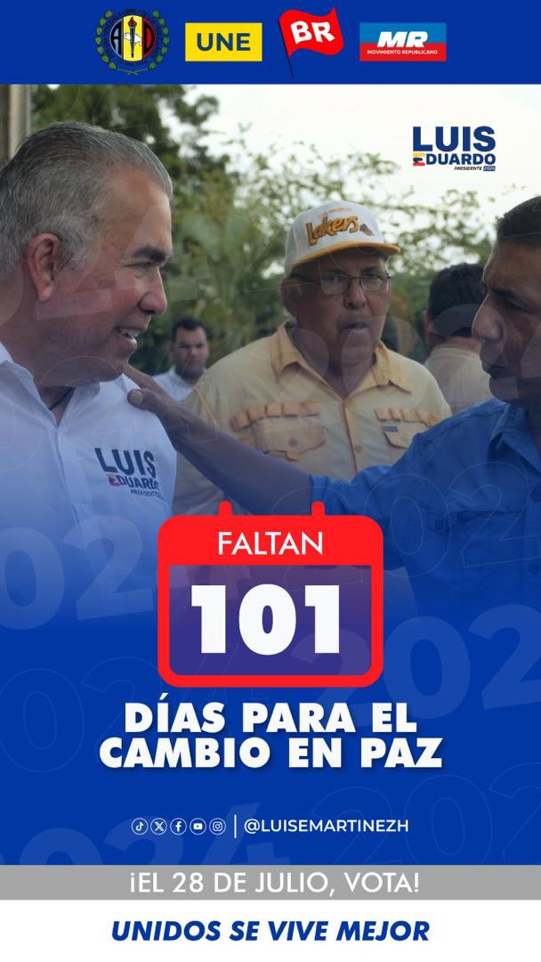 Luisemartinezh's tweet photo. ¡Buenos días!

Ayer, junto con diputados participé en sesiones de trabajo con líderes empresariales y sindicales venezolanos. El tema más importante discutido: sueldos, salarios, pensiones y jubilaciones dignas. También revisamos con ellos prestaciones sociales y otros beneficios que merecen quienes laboran en el sector público y privado.

Nos reunimos asimismo con la misión técnica de la @EU_Commission que se encuentra en #Venezuela. Le hicimos saber cuán importante es el acompañamiento internacional en la generación de confianza en las elecciones presidenciales 2024.

#18Abril 
#UnidosSeViveMejor🇻🇪