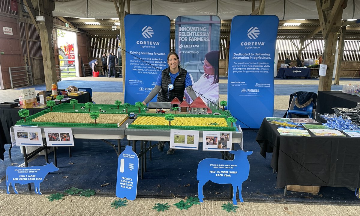 Pheri's tweet photo. Wow, what a day! 4,000 school children came to the Suffolk School Farm and Country Fair. We loved talking about farming, the fascinating science behind it, origins of our food, and how vital it is to care for our countryside. Great to have the Corteva #LegoFarm out on tour again. https://t.co/UZXmrKHSQX