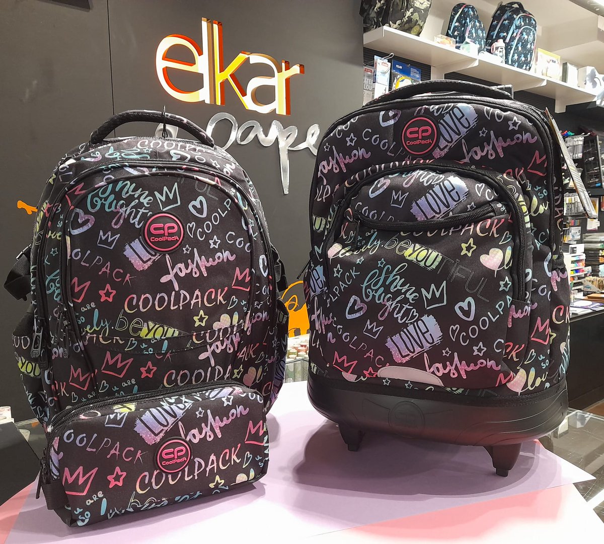 elkar's tweet photo. #elkarDendak | Coolpack etxeak diseinu eta kolore ezberdinetako motxila eta estutxe berriak proposatzen dizkizu.
Coolpack te propone mochilas y estuches nuevos, con diseños y colores atractivos.
#elkarpoza #coolpack #motxilak #estutxeak #mochilas #estuches https://t.co/eEJ5sUXLmT