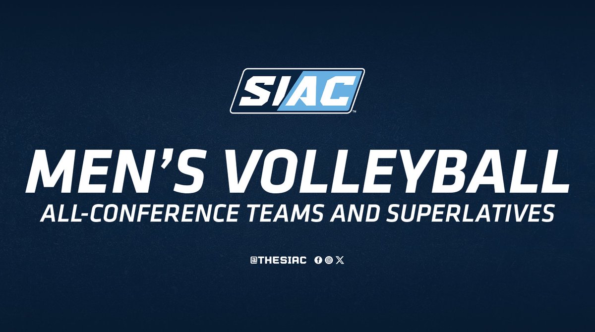 The Southern Intercollegiate Athletic Conference announces its 2024 Men's Volleyball All-Conference Teams and individual honors as voted by the conference's head coaches. 🏐 🏆 #SIAC #SIACMVB #LeadersRiseHere Visit TheSIAC.com to learn more! ✅