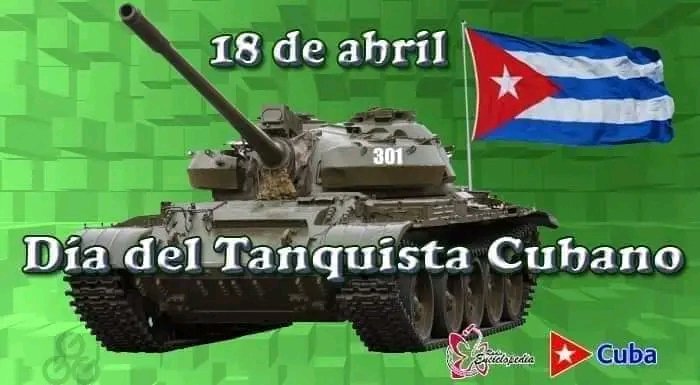 Felicidades a todos los tanquistas de Cuba, gracias a sus esfuerzos y constancias contribuyen a mantener la paz y tranquilidad.#EducaciónJiguaní.#EducaciónETP. #EducaciónGranma.