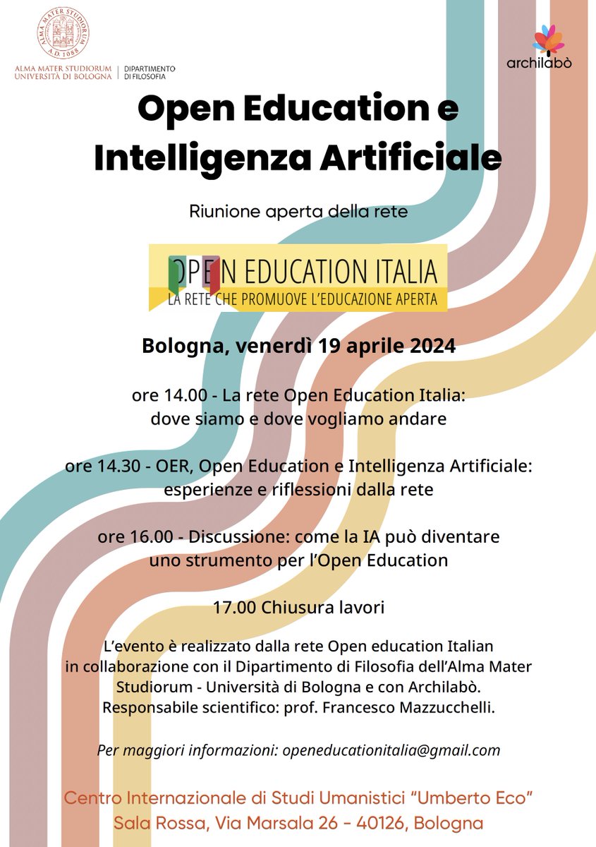 19 APRILE, ORE 14:00 In streaming su canale youtube di OpenEducationItalia : youtube.com/@OpenEducation… Il programma : openeducationitalia.it/open-education… CNR ITD interverrà con il tecnologo Giovanni Paolo Caruso sul tema: Cybersecurity, IA e scuola. #OpenEducation #AI #education #cnrsocial