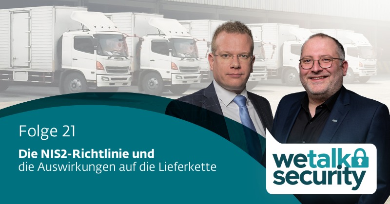 ESET_de's tweet photo. Die #NIS2-Richtlinie betrifft auch die #Lieferkette von regulierten Organisationen, also Partner und Zulieferer. Im #WeTalkSecurity-#Podcast spricht der IT-Recht-Experte Stefan Sander über die Auswirkungen.
Jetzt anhören: https://t.co/Asn694nrqi
#NIS2ready #ITSicherheit