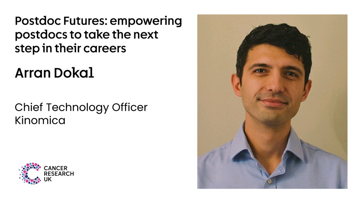 Aaran Dokal transitioned from a postdoc at @QMBCI to the biotech world, becoming Chief Technology Officer at Kinomica, a proteomic-data science and diagnostics company. Hear him talk about how he broke into biotech at #PostdocFutures24 Register now: bit.ly/421tfqU