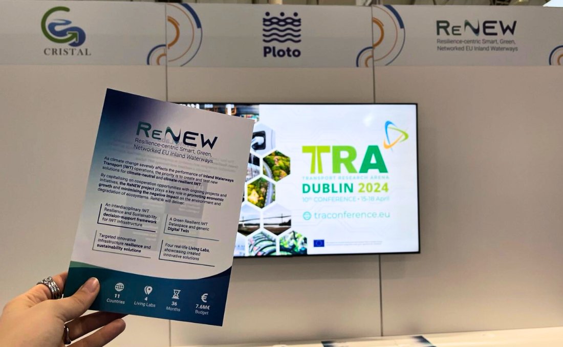 Last day of #TRA2024! Make sure to meet the three sister projects supporting the transition within the #InlandWaterwaysTransport sector: @ReNEW_Waterways, @PlotoProject and @ProjectCristal at the #ALICE stand! 🌊