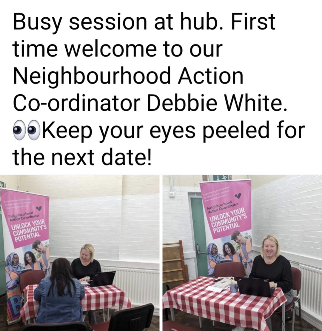 Ward End Community Hub 10.30 - 12.30 a.m