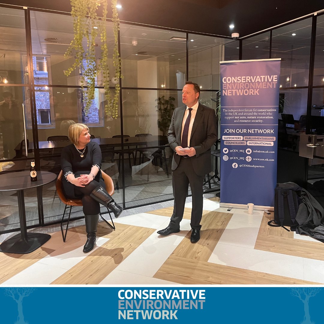 🤝 It was great to see such a fantastic turnout at our Young Professionals Drinks on Tuesday. 🗣 The event consisted of fascinating speeches from CEN MPs @JasonMcCartney & @K_Fletcher_MP, who spoke about their passion for environmentalism and why they joined the CEN caucus.