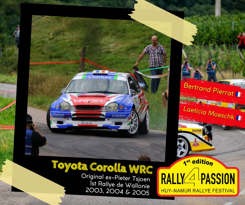 😎💥Toyota Corolla WRC 3⃣✖️🥇 Rallye de Wallonie <a href="/Rally4Passion/">Rally 4 Passion</a> 
26 &amp; 27 April in 🇧🇪