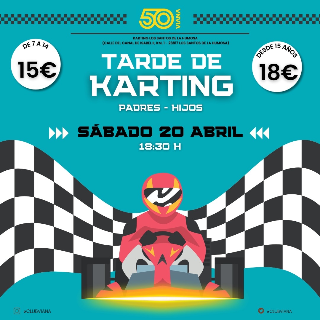 ClubViana's tweet photo. Planes de este finde:

Viernes: 
De 4º Prim a 2º ESO (Scalextric, charla y juego).
A partir de 3º ESO (fútbol, meditación y cena en Meco).

Sábado: 
De 4º Prim a 2º ESO (Karting padres-hijos).
A partir de 3º ESO (retiro mensual en Zarco, comida y piscina en Villaviciosa). https://t.co/yKLxkUMe9G