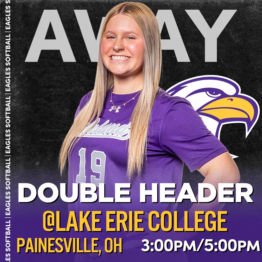 Just one team competes in today's lineup, a double header against Lake Erie College!